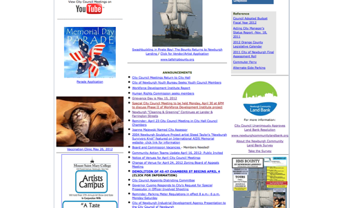 City of Newburgh Updates Website Picture 3 City of Newburgh Updates Website