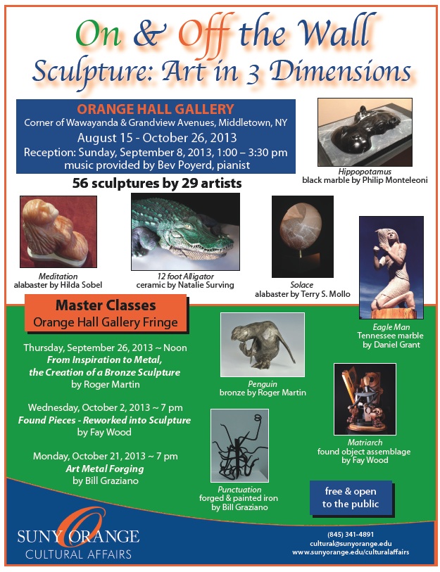 On & Off the Wall ~ Sculpture Show: Art in 3 Dimensions