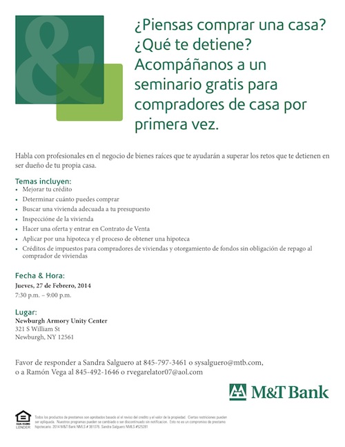 Homebuyer Seminar Invite - Spanish copy